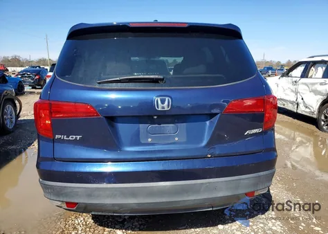 2017 Honda Pilot Exl z USA, uszkodzony, nr VIN 5FNYF6H59HB061333